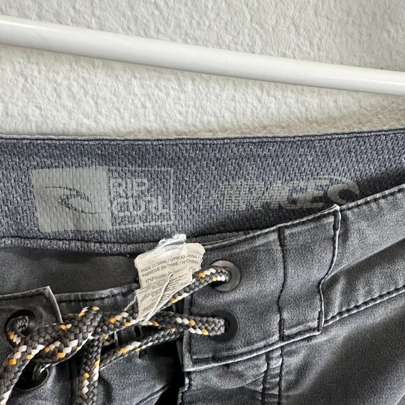 Rip Curl Mirage Blue & Gay Striped Swim Trunks Board Shorts - Picture 5 of 7